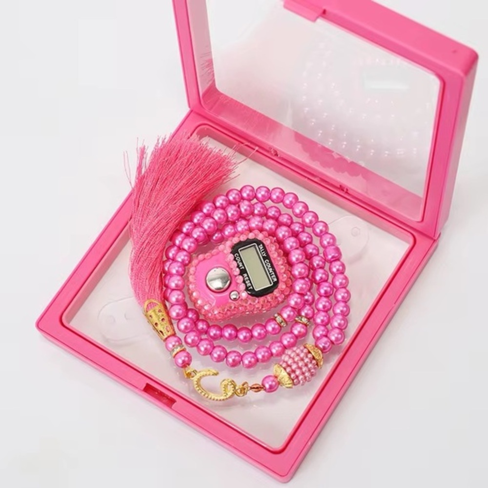 Islamic Prayer Beads & Dhikr Tasbih Counter Set Muslim gift Misbaha meditation